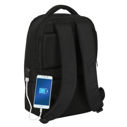 Plecak na laptopa i tableta z wyjściem USB Marvel Czarny