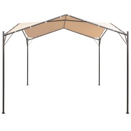 Altana/namiot ogrodowy, 4x4 m, stal, beżowy