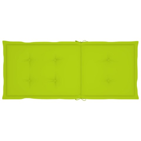 Rozkładane krzesła ogrodowe z poduszkami, 4 szt., lita akacja