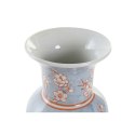 Wazon DKD Home Decor 13 x 13 x 31 cm Porcelana Niebieski Pomarańczowy Orientalny