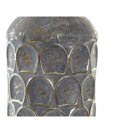 Wazon DKD Home Decor Wykończenie antyczne Szary Złoty Metal Orientalny 19 x 19 x 47 cm