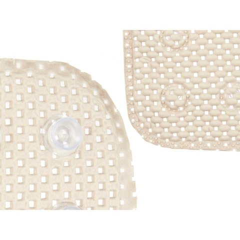 Antypoślizgowa mata prysznicowa Berilo Beżowy PVC 53 x 52,5 x 1 cm (6 Sztuk)