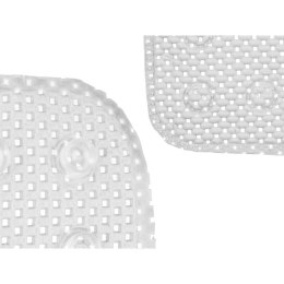 Antypoślizgowa mata prysznicowa Szary PVC 53 x 52,5 x 1 cm (6 Sztuk)