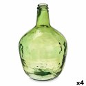 Butelka Gładki Dekoracja 17 x 29 x 17 cm Kolor Zielony (4 Sztuk)