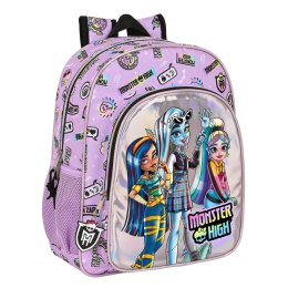 Plecak szkolny Monster High Best boos Liliowy 32 X 38 X 12 cm