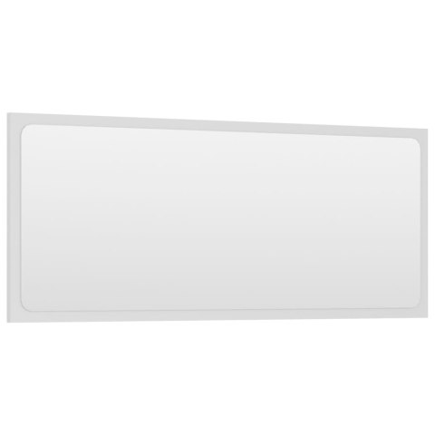 2-częściowy zestaw mebli łazienkowych, biały, płyta wiórowa