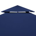 Zadaszenie altany, 2-poziomowe, 310 g/m², 4 x 3 m, niebieskie