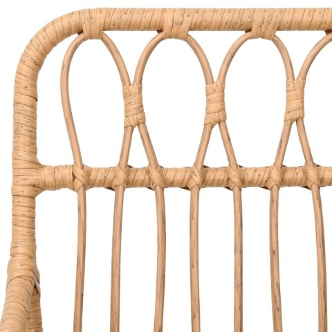 Krzesła ogrodowe, 2 szt., 56x64x80 cm, rattan PE