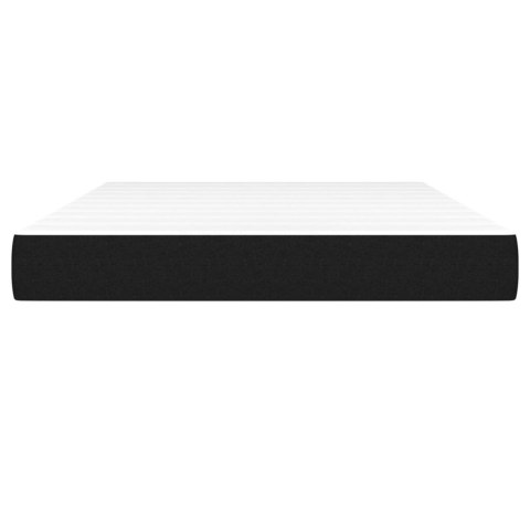 Materac kieszeniowy, czarny, 140x200x20 cm, tkanina
