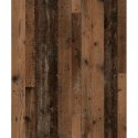 FMD Stolik boczny z drzwiczkami 88,5 cm, ciemne drewno w starym stylu
