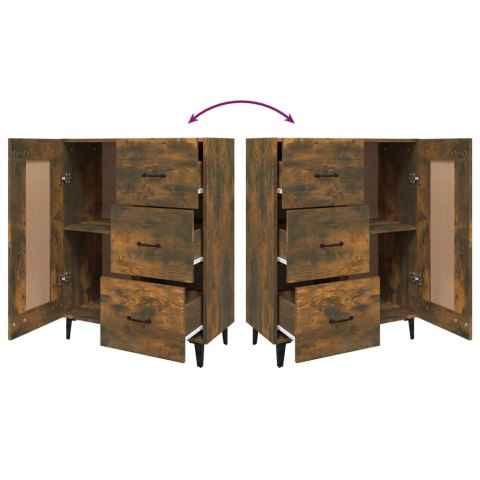 Szafka, przydymiony dąb, 69,5x34x90 cm, materiał drewnopochodny