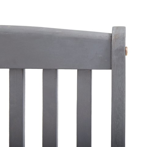 Składane krzesła ogrodowe, 2 szt., lite drewno akacjowe