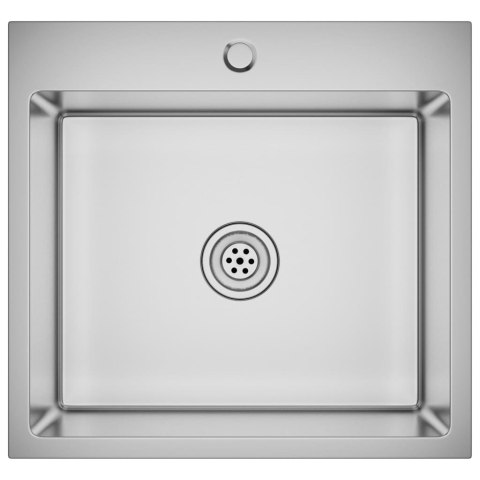 Ręcznie robiony zlew kuchenny, stal nierdzewna