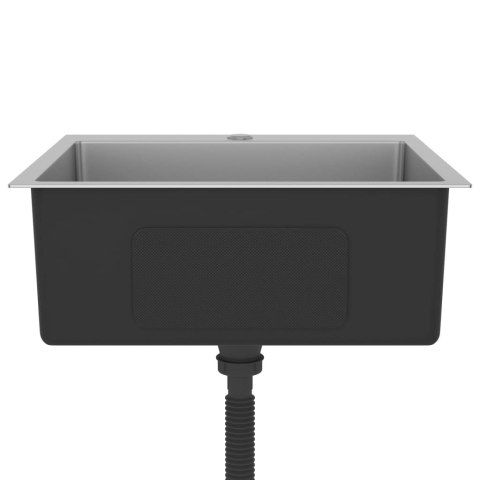 Ręcznie robiony zlew kuchenny, stal nierdzewna