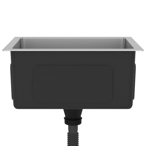 Ręcznie robiony zlew kuchenny, stal nierdzewna