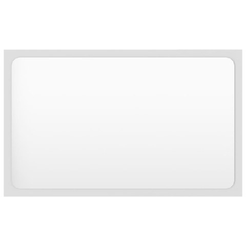 2-częściowy zestaw mebli łazienkowych, biały, płyta wiórowa