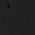 Kwietnik, czarny, 92x25x97 cm, lite drewno sosnowe