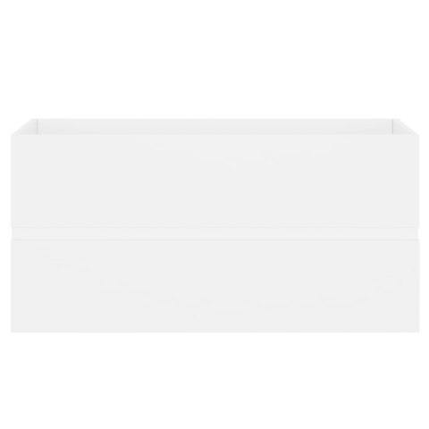 Szafka pod umywalkę, biała, 90x38,5x45 cm, płyta wiórowa