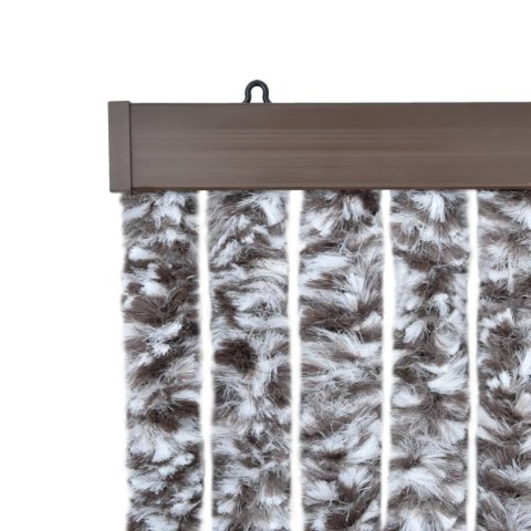 Zasłona przeciwko owadom, brąz i beż, 100x220 cm, szenil Zasłona przeciwko owadom, brąz i beż, 100x220 cm, szenil