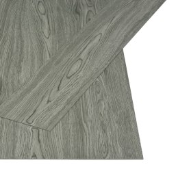 Samoprzylepne panele podłogowe, 4,46 m², 3 mm, PVC, szare