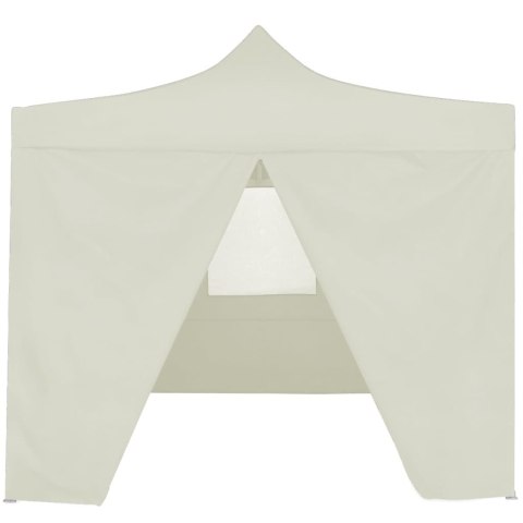 Profesjonalny, składany namiot imprezowy, 4 ściany, 2x2 m, stal