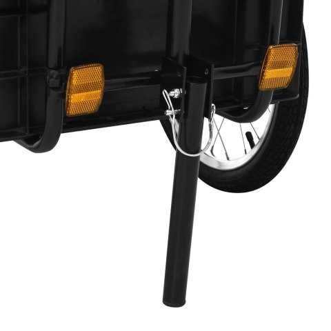 Przyczepa rowerowa/taczka, 155x60x83 cm, stalowa, niebieska