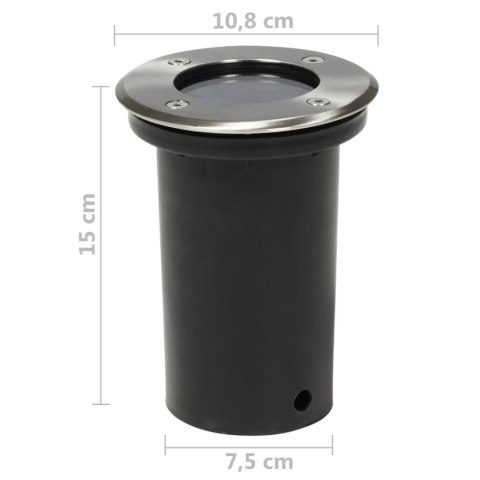 Lampy najazdowe, 12 szt., okrągłe