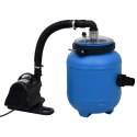 Pompa filtracyjna do basenu, czarno-niebieska, 4 m³/h