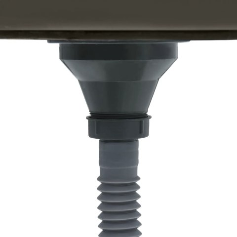 Ręcznie robiony zlew kuchenny, czarny, stal nierdzewna