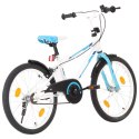 Rower dla dzieci, 20 cali, niebiesko-biały