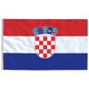 Flaga Chorwacji z masztem, 5,55 m, aluminium