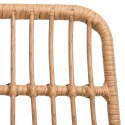 Krzesła ogrodowe, 2 szt., 48x62x84 cm, rattan PE