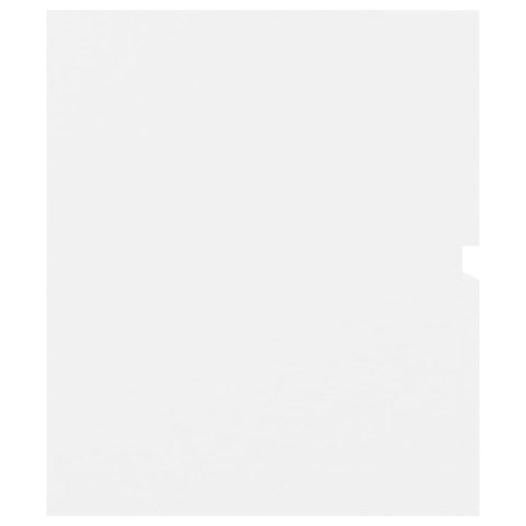 Szafka pod umywalkę, biała, 80x38,5x45 cm, płyta wiórowa