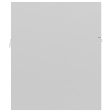 2-cz. zestaw mebli łazienkowych, wysoki połysk, biały, płyta