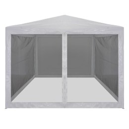 Namiot imprezowy z 4 siatkowymi ściankami, 4x3 m