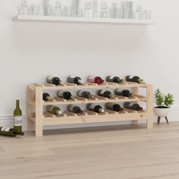 Stojak na wino, 109,5x30x42 cm, lite drewno sosnowe