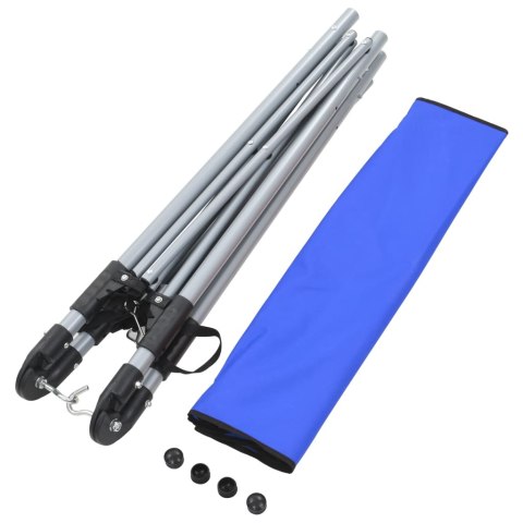 Hamak ze składanym stojakiem, niebieski