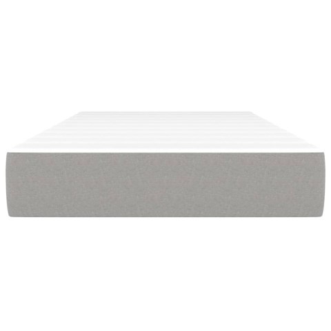 Materac kieszeniowy, jasnoszary, 100x200x20 cm, tkanina