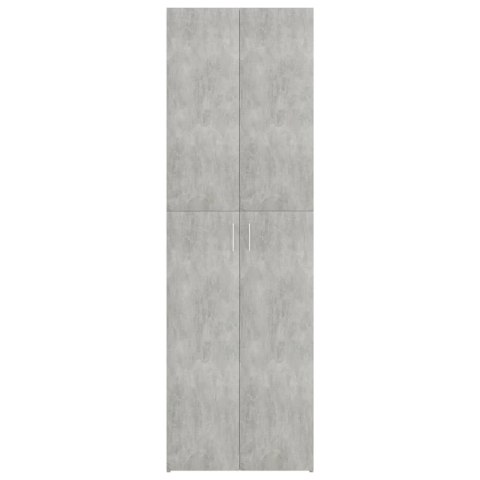 Szafa biurowa, betonowy szary, 60x32x190 cm, płyta wiórowa