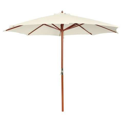 Parasol 300 x 258 cm, piaskowa biel