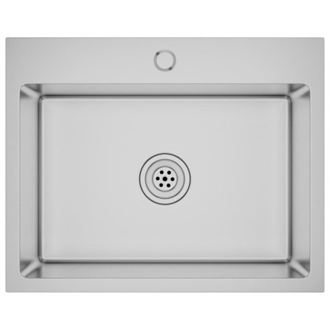 Ręcznie robiony zlew kuchenny, stal nierdzewna