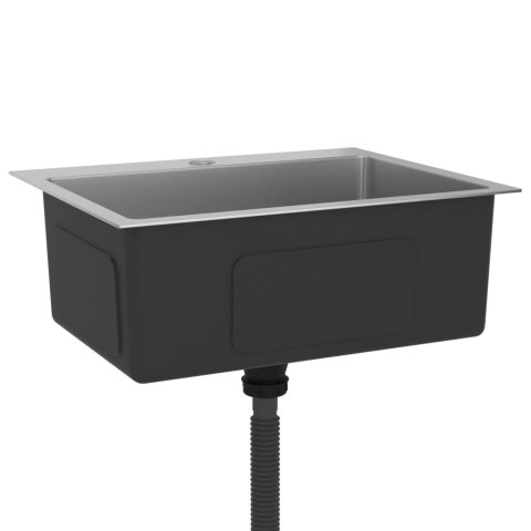 Ręcznie robiony zlew kuchenny, stal nierdzewna