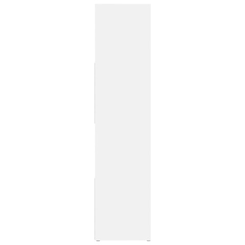 Regał na książki/przegroda, biały, 105x24x102 cm