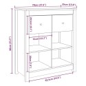 Szafka, 70x35x80 cm, lite drewno sosnowe