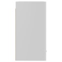 Szafka wisząca, wysoki połysk, biała, 39,5x31x60 cm, płyta
