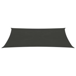 Żagiel przeciwsłoneczny, 160 g/m², antracytowy, 3,5x5 m, HDPE