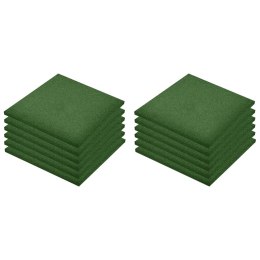 Gumowe płyty, 12 szt., 50 x 50 x 3 cm, zielone