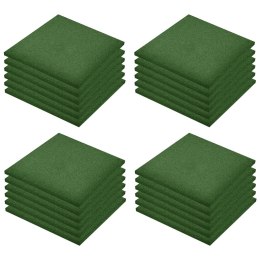 Gumowe płyty, 24 szt., 50 x 50 x 3 cm, zielone