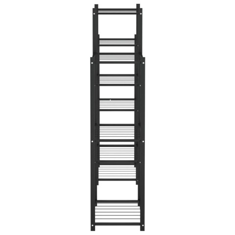 Kwietnik, 83x25x100 cm, czarny, żelazny