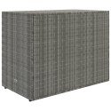 Szafka ogrodowa, szara, 100x55,5x80 cm, rattan PE